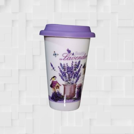 Vaso lavanda de cerámica