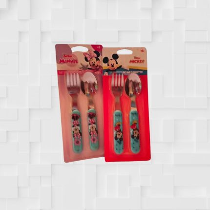 Juego de cubiertos Minnie y Mickey